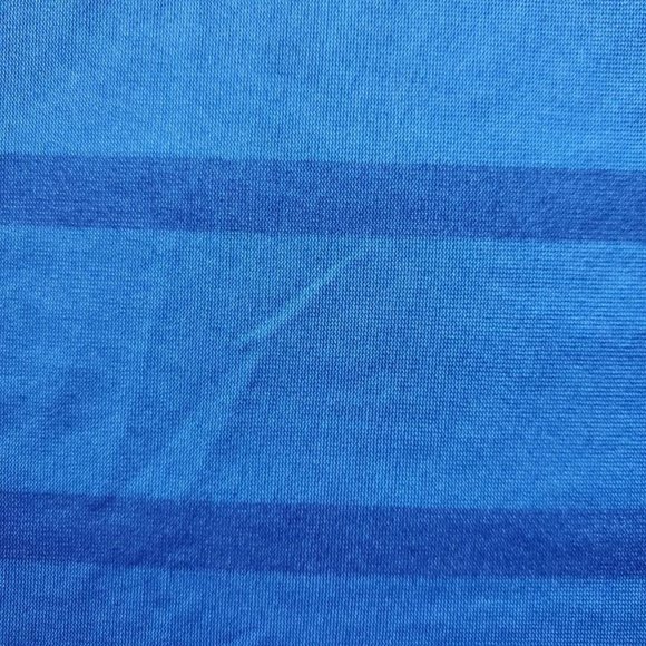 Nike Mens L Golf Dri-Fit Blue Fade Stripe Short Sleeve Polo Shirt - Picture 4 of 12